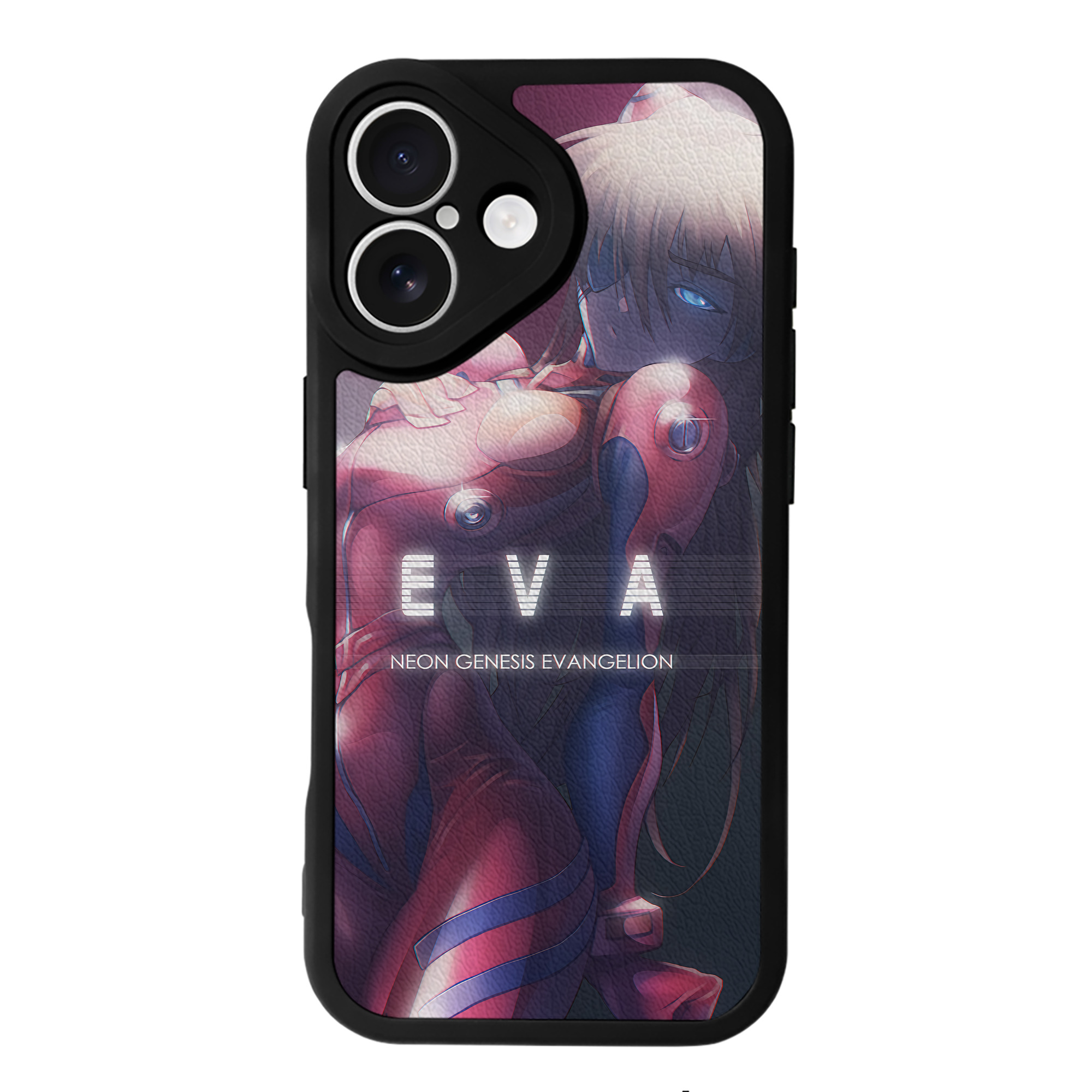 （画像用） EVA 新世紀エヴァンゲリオン 【iPhone 16シリーズ対応】シリコンスマホケース（レザー調） 材質：シリコン